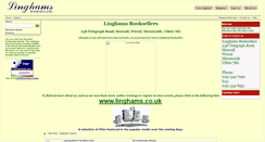 Desktop Screenshot of linghamsbookshop.tbpcontrol.co.uk